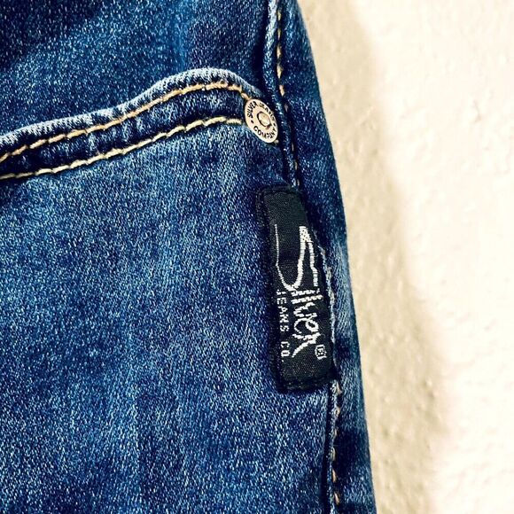 Silver Jeans Suki Skinny Crop Size 27/25 - Picture 4 of 4